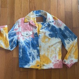 Vintage Levi’s Tie Dye Jean Jacket